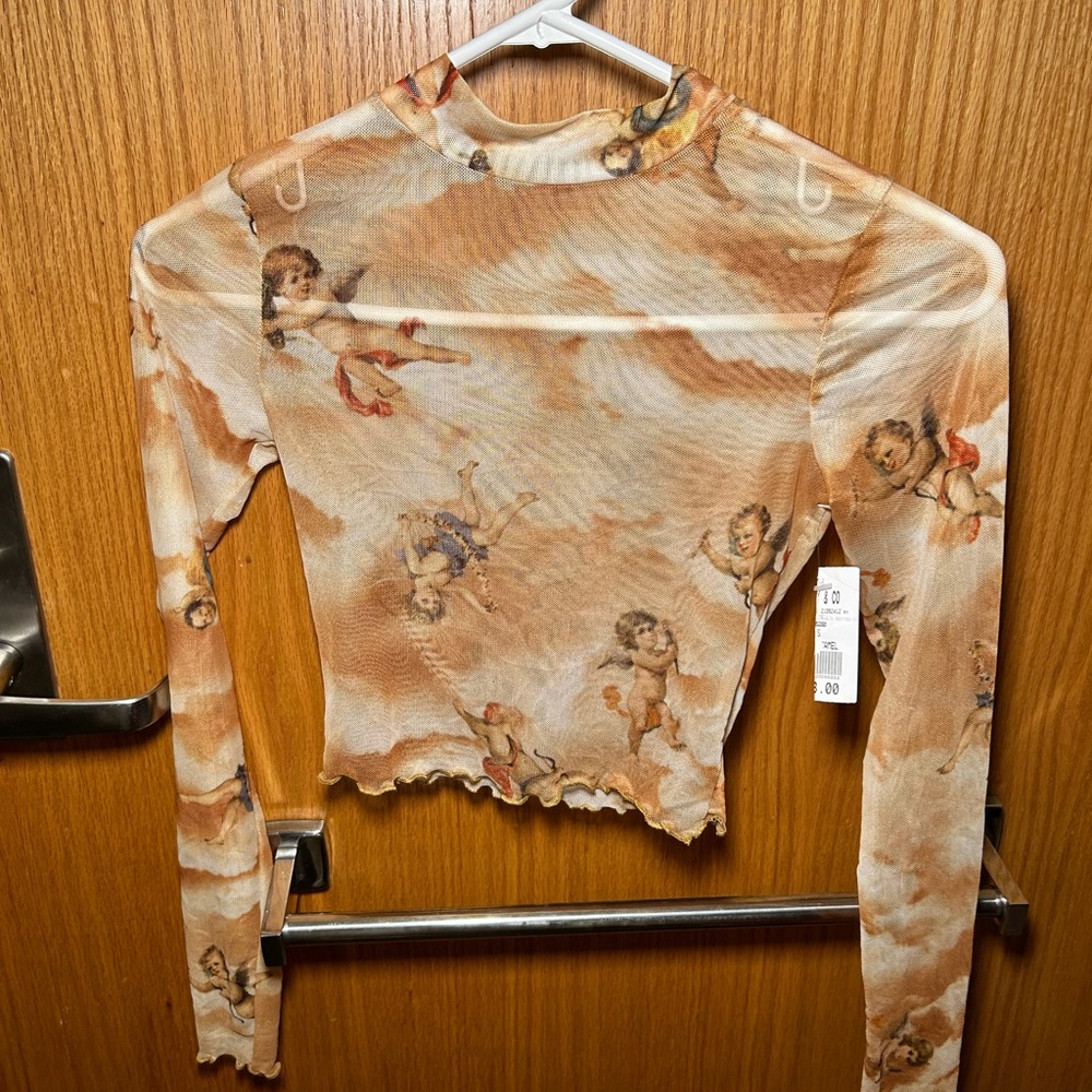 D’ANGELO MESH LONG SLEEVE SHIRT 👚